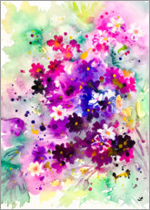 Leinwandbild  Frühlingsblumen - Zaira Dzhaubaeva