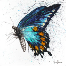 Poster Schmetterlings-Glückseligkeit