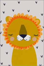 Poster Kleiner Löwe
