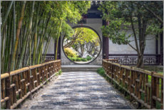 Hartschaumbild  Chinesischer Garten in Suzhou - Jan Christopher Becke