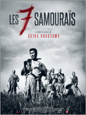 Poster Die sieben Samurai (französisch)