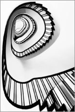 Poster Spirale Treppe