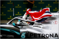 Leinwandbild  Lewis Hamilton, Großer Preis von Großbritannien 2019