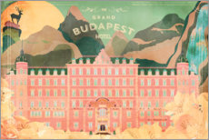 Holzbild  Das Grand Budapest Hotel - Ella Tjader