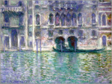 Acrylglasbild  Palazzo da Mula, Venedig - Claude Monet