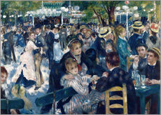 Wandsticker  Tanz im Moulin de la Galette - Pierre-Auguste Renoir