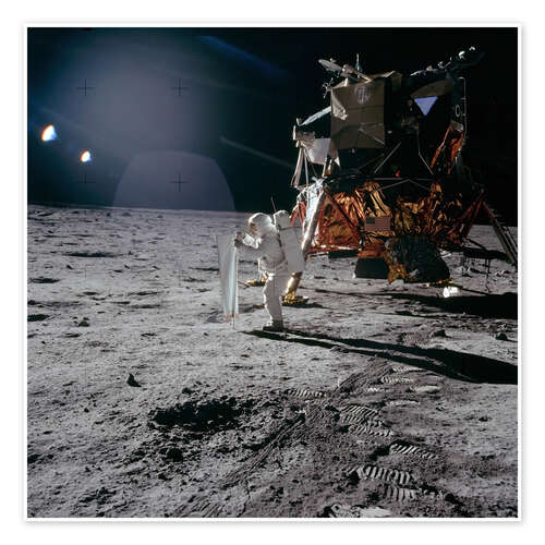 Poster Apollo 11, Moonwalk
