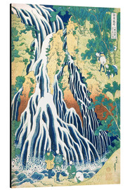 Alubild  Kirifuri-Wasserfall auf dem Kurokami - Katsushika Hokusai