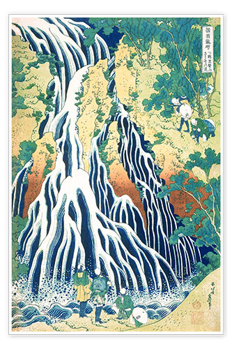 Poster Kirifuri-Wasserfall auf dem Kurokami
