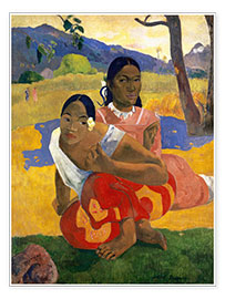 Poster  Nafea faa ipoipo (Wann heiratest Du?) - Paul Gauguin