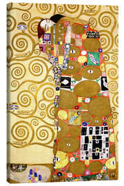 Leinwandbild  Der Lebensbaum (Die Erfüllung) - Gustav Klimt