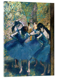 Acrylglasbild  Die blauen Tänzerinnen - Edgar Degas