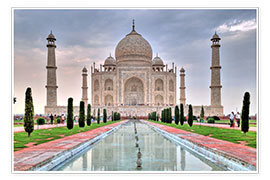 Poster Taj Mahal - Mausoleum in Agra