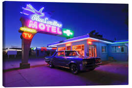 Leinwandbild  Das berühmte Blue Swallow Motel - Julien McRoberts