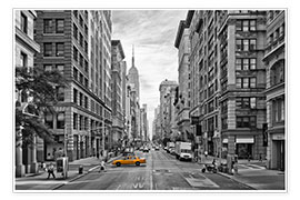 Poster  NEW YORK CITY 5th Avenue - Melanie Viola