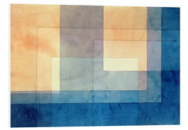 Hartschaumbild  Haus auf dem Wasser - Paul Klee