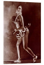 Acrylglasbild  Josephine Baker