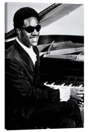 Leinwandbild  Stevie Wonder am Klavier