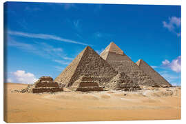 Leinwandbild  Pyramiden von Gizeh - Miva Stock