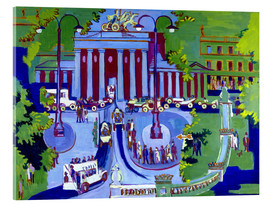 Acrylglasbild  Brandenburger Tor, Berlin - Ernst Ludwig Kirchner