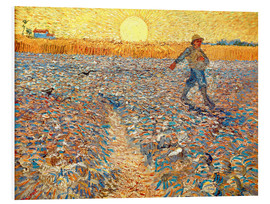 Hartschaumbild  Sämann bei untergehender Sonne - Vincent van Gogh