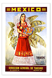 Poster Mexiko - Tehuantepec