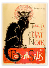 Poster  Chat Noir - Théophile-Alexandre Steinlen