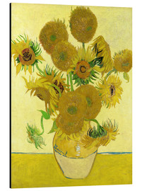 Alubild  Sonnenblumen - Vincent van Gogh