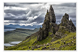 Wandbild  Old Man of Storr, Isle of Skye, Schottland - Walter Quirtmair