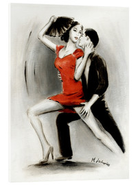 Acrylglasbild  Leidenschaftliches Tanzpaar - Marita Zacharias
