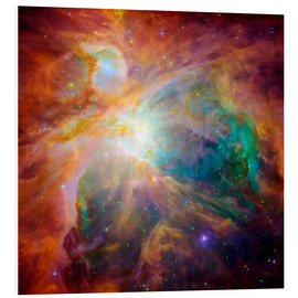 Hartschaumbild  Der Orion-Nebel