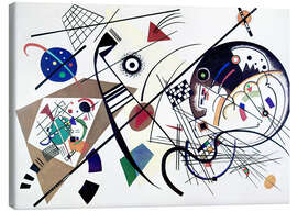Leinwandbild  Durchgehender Strich - Wassily Kandinsky