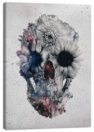 Leinwandbild  Floral Skull - Ali Gulec