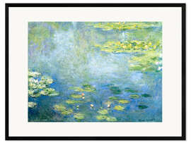 Gerahmter Kunstdruck  Seerosenteich - Claude Monet