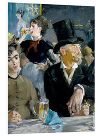 Hartschaumbild  Das Café-Concert - Édouard Manet