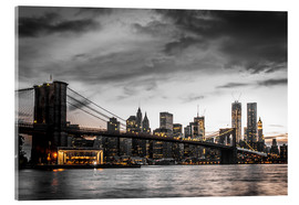 Acrylglasbild  Brooklyn Bridge - Hannes Cmarits