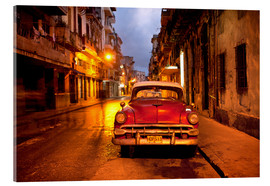 Acrylglasbild  Vintage Oldtimer in Havanna - Lee Frost