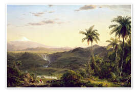 Wandbild  Cotopaxi - Frederic Edwin Church