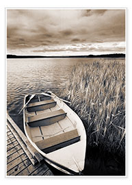 Poster Boot im Burntstick Lake