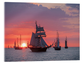 Acrylglasbild  Segelschiffe auf der Ostsee während der Hanse Sail - Rico Ködder