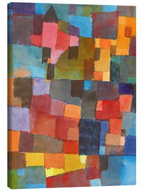 Leinwandbild  Raumarchitekturen - Paul Klee