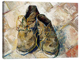 Leinwandbild  Ein Paar Schuhe - Vincent van Gogh
