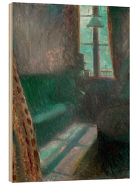 Holzbild  Nacht in Saint Cloud - Edvard Munch