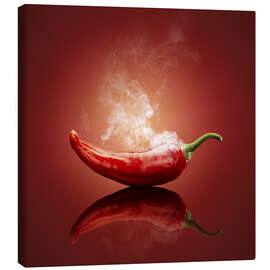 Leinwandbild  Red Hot Chili Stillleben - Johan Swanepoel