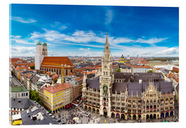 Acrylglasbild  Münchener Aussicht