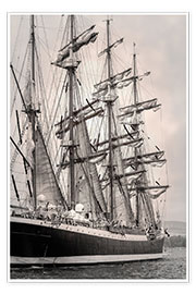 Poster Segelschiff