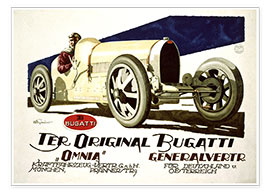 Poster Der original Bugatti