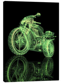 Leinwandbild  3D-Sportmotorrad