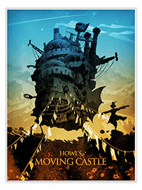 Poster  Howl's Moving Castle - Albert Cagnef