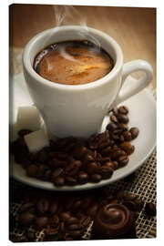 Leinwandbild  Kleine Tasse Espresso